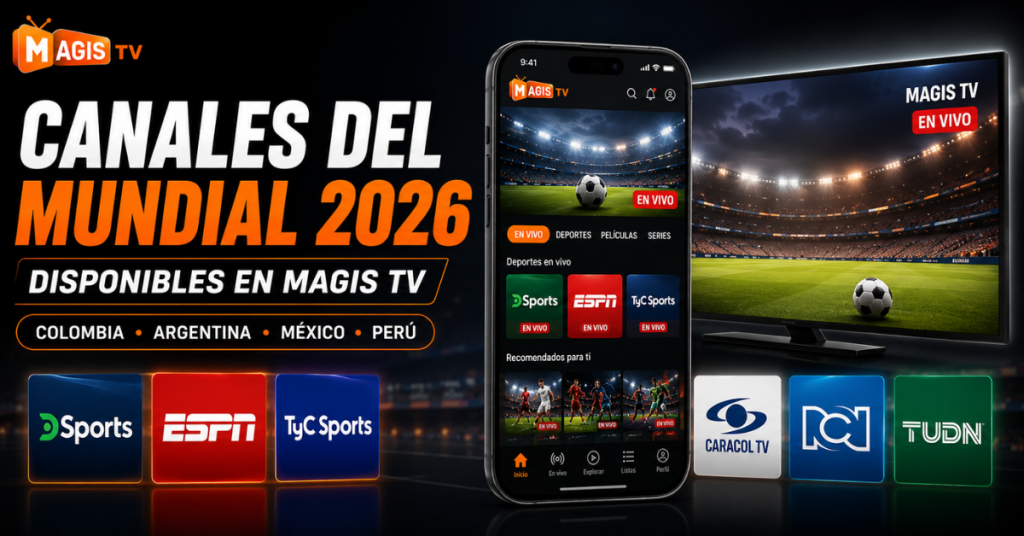 Canales del Mundial 2026 Disponibles en Magis TV